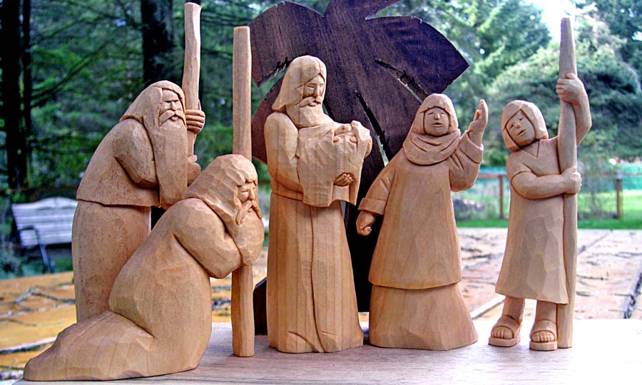 nativity keepsake carving grouping