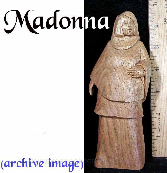 madonna wood carvings